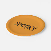 Heart Typography spooky Papieren Bordje (Gekanteld)