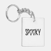 Heart Typography spooky Sleutelhanger (Voorkant Links)