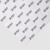 Heart Typography spooky Tissuepapier (Detail)