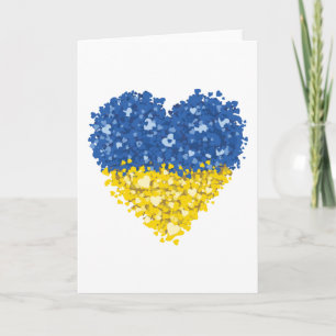 Heart Ukraine Flag, Oekraïense hartvlag Kaart