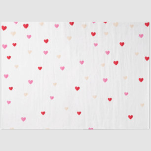 Heart Valentijn Theme Baby Girl Shower Rood Roze Tissuepapier