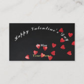 Heart Valentine-dag-behuizingskaart Informatiekaartje (Voorkant)