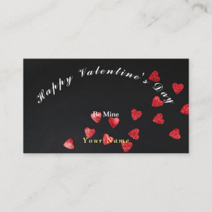 Heart Valentine-dag-behuizingskaart Informatiekaartje