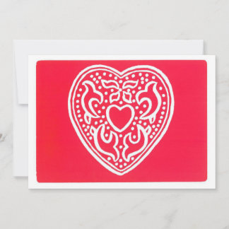 Heart Valentine Feestdagenkaart