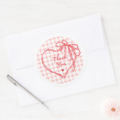 Heart Valentine’s Day Gift Sticker (Envelop)
