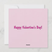 Heart Valentine's Day Card Feestdagenkaart (Achterkant)