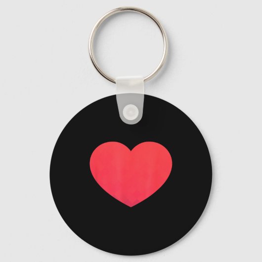 Heart Valentines Day Shirt - Graphic Novelty Love  Sleutelhanger (Voorkant)