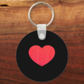 Heart Valentines Day Shirt - Graphic Novelty Love  Sleutelhanger (Voorkant)