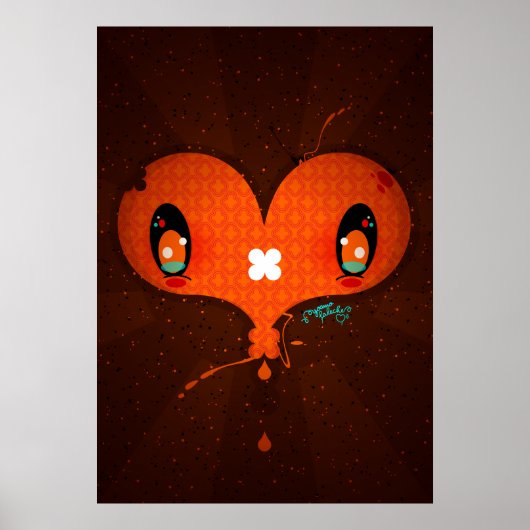 "Heart" van "Yo Amo La Leche Poster (Voorkant)