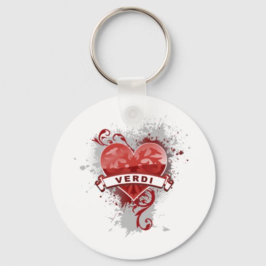 Heart Verdi Sleutelhanger (Voorkant)