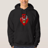 Heart Video Gamer Controller Valentines Day for bo Hoodie (Voorkant)