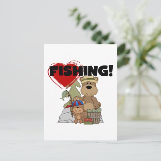 HEART Vist overhemden en cadeaus Briefkaart (Staand voorkant)