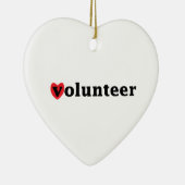 Heart Volunteer Keramisch Ornament (Rechts)