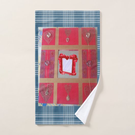 Heart voor handdoeken (Handdoek)