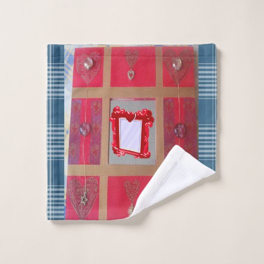 Heart voor handdoeken (Wasdoekje)