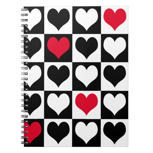 Heart vormen notitieboek (Voorkant)