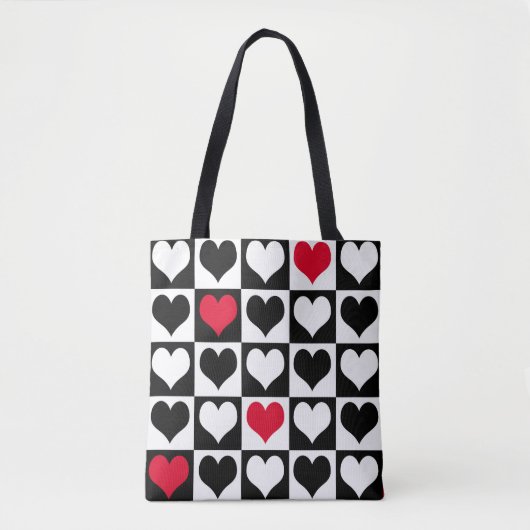 Heart vormen tote bag (Voorkant)