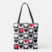 Heart vormen tote bag (Achterkant)