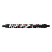 Heart vormen zwarte inkt pen (Achterkant)