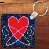 Heart Vortex Sleutelhanger (Achterkant)