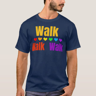 Heart Walk Indoor Walking Outdoor Walk at Home Pou T-shirt