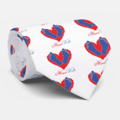 Heart Walk Stropdas (Opgerold)