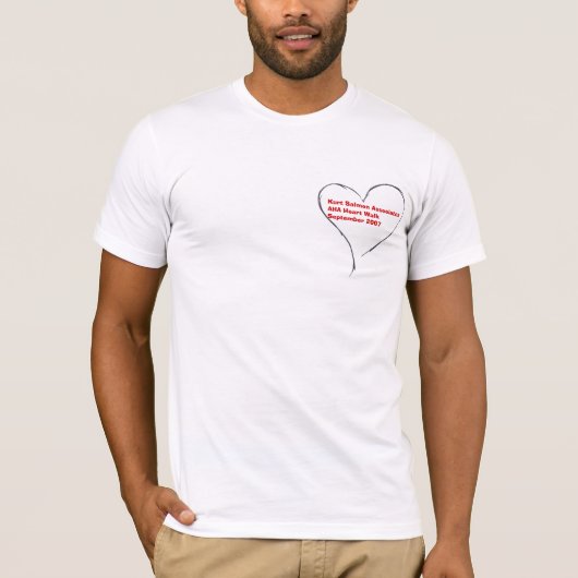Heart Walk T-shirt (Voorkant)