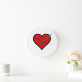 ~Heart~ WALLCLOCK, AANGEPAST. Ronde Klok (Huis)