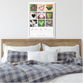 Heart Warming Monogram Foto Canvas Afdruk (Insitu (Slaapkamer))