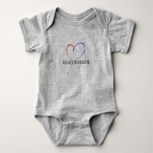 Heart Warrior Baby Bodysuit