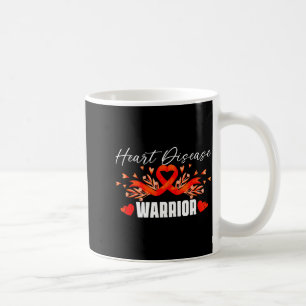 Heart Warrior Girls Rode Hart Ziektebewustzijn Mo Koffiemok