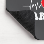 Heart Warrior Heart Disease Awareness Month Red He Muismat (Hoek)