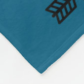 Heart Warrior Messy Bun Go Red - Heart Disease Awa Fleece Deken (Hoek)