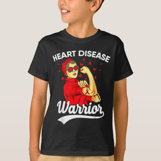 Heart Warrior Unbreakable Women Red Heart Disease  T-shirt (Voorkant)