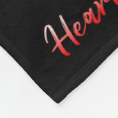 Heart Warrior Vlinders Vrouwen Rode Hartziekte Fleece Deken (Hoek)