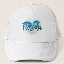 Heart Wave Florida Beach aan Favorieten toegevoegd Trucker Pet