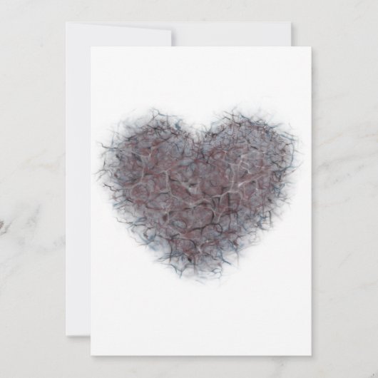 Heart Wave-kaart Bedankkaart (Voorkant)