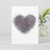 Heart Wave-kaart Bedankkaart (Staand voorkant)