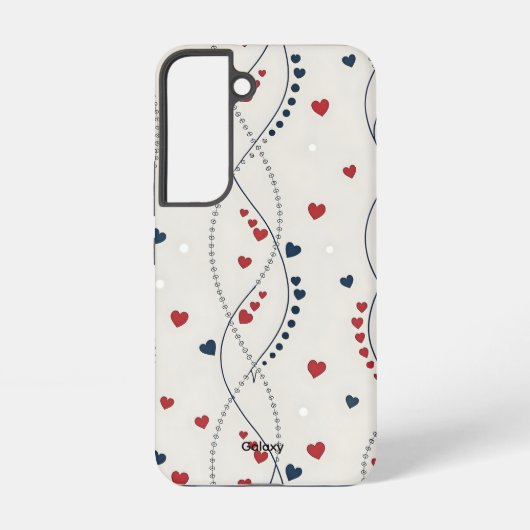 Heart Wave Samsung Galaxy S22 Hoesje (Achterkant)