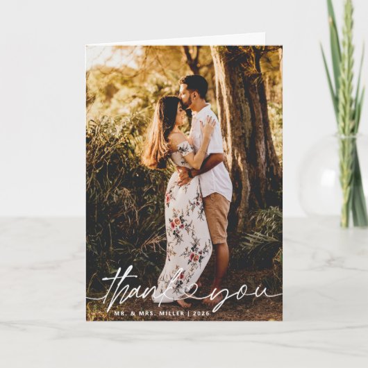Heart Wedding Bedankt (Voorkant)