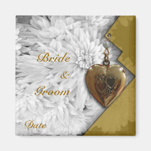 Heart Wedding Favor Magnet