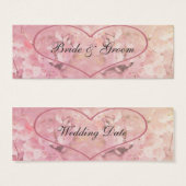 Heart Wedding Favor Mini Visitekaartjes (Voorkant /achterkant)