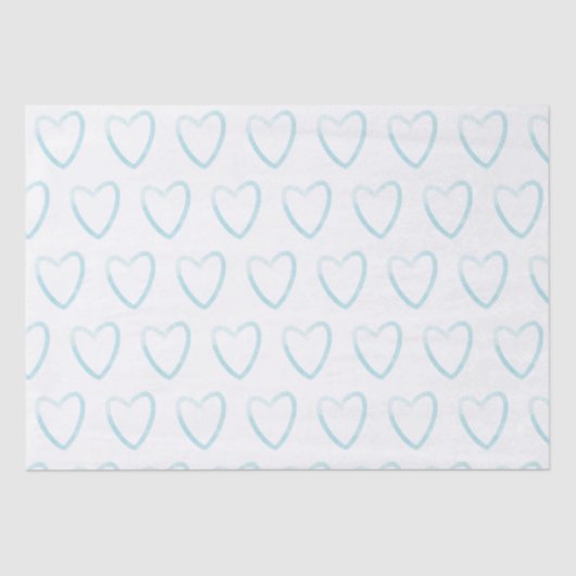 Heart Wedding Pattern Tissuepapier (Voorkant)