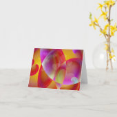 Heart Whimsy Note Card Kaart (Gele Bloem)