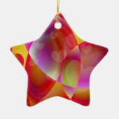 Heart Whimsy Star Ornament (Voorkant)