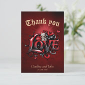 Heart Whispers: De magie van de liefde Bedankkaart (Staand voorkant)