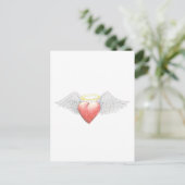 Heart Wing Halo Briefkaart (Staand voorkant)