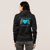 Heart/Wings... Dysautonomia Hoodie (Achterkant volledig)