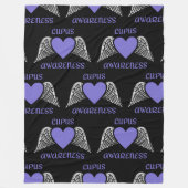 Heart/Wings.. Lupus Fleece Blanket (Voorkant)