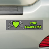 Heart/Wings... Lyme Bumpersticker (Op auto)